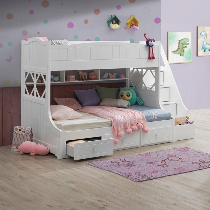 Meyer Twin/Full Bunk Bed W/Storage