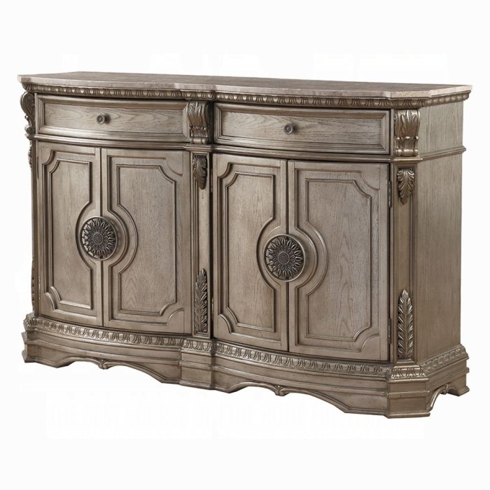Northville Server W/Wood Top