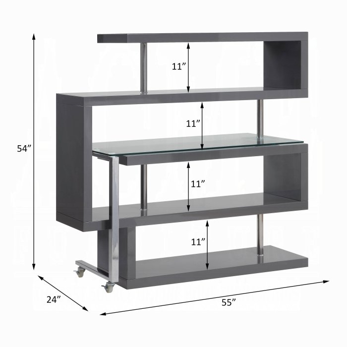 93181_draw.jpg Buck II Writing Desk W/Bookshelf - Image 2