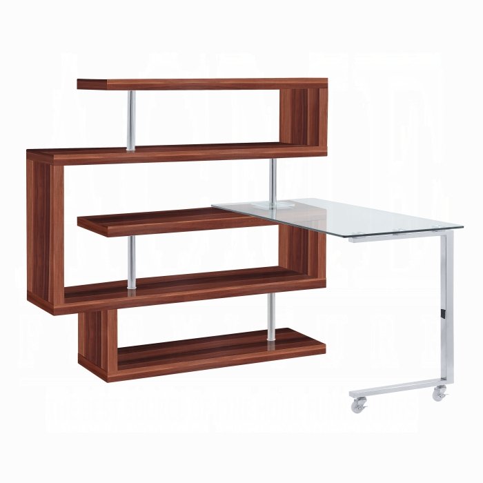 Buck II Writing Desk W/Bookshelf