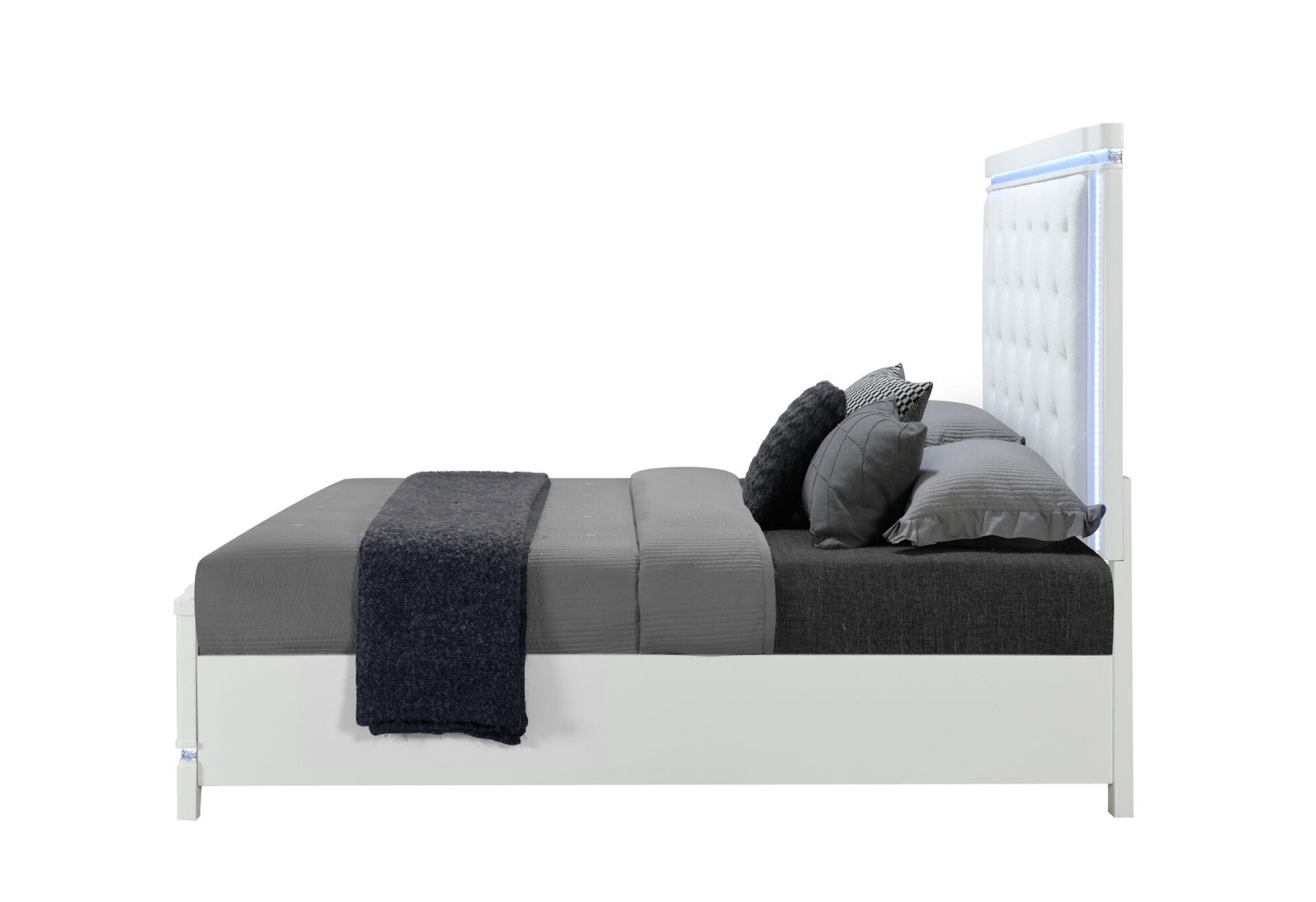Alina-KB-Side.jpg ALINA WHITE FULL BED WITH LED - Image 3
