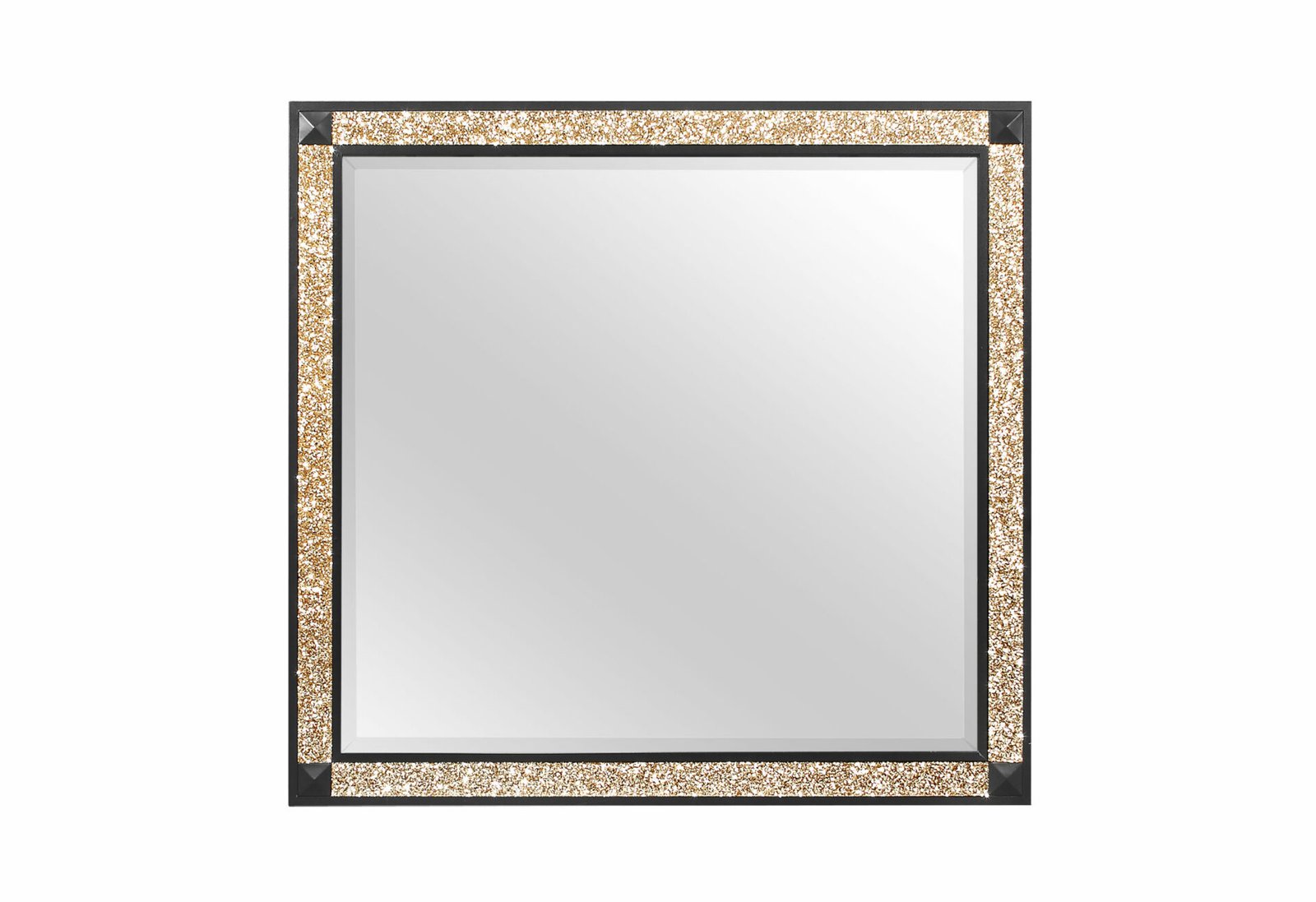 Blake-Mirror-1-2.jpg BLAKE BLACK/GOLD KING BED WITH LAMPS, DRESSER, MIRROR, NIGHTSTAND - Image 4