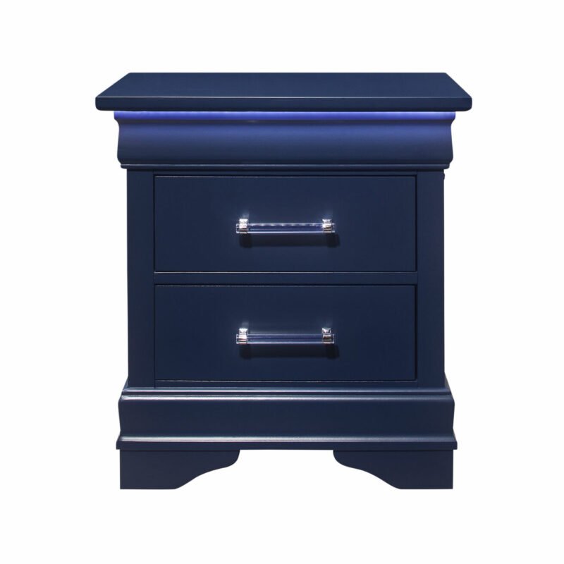 CHARLIE BLUE NIGHTSTAND WITH LED