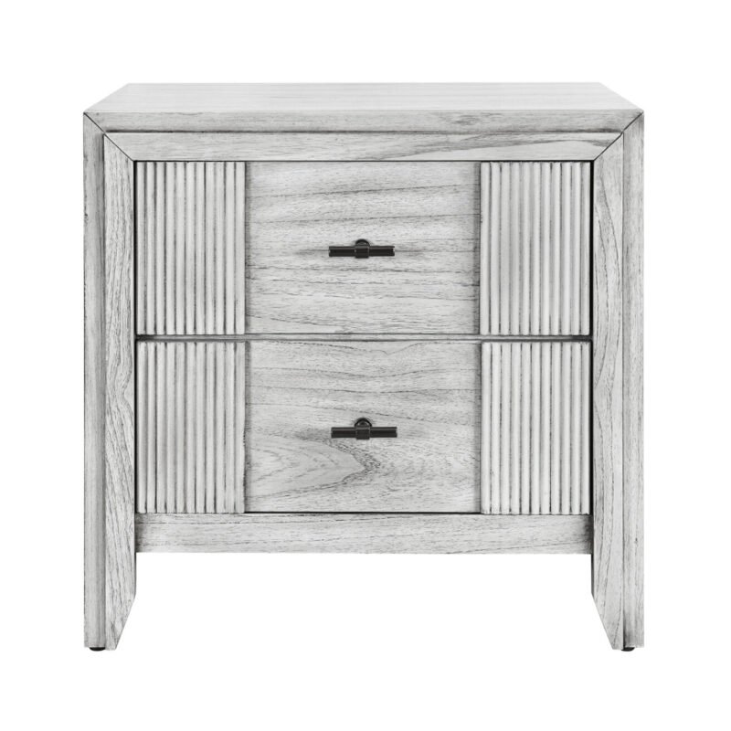 ELSIE GREY NIGHTSTAND