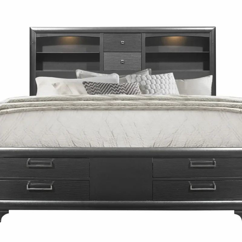 JORDYN GREY QUEEN BED