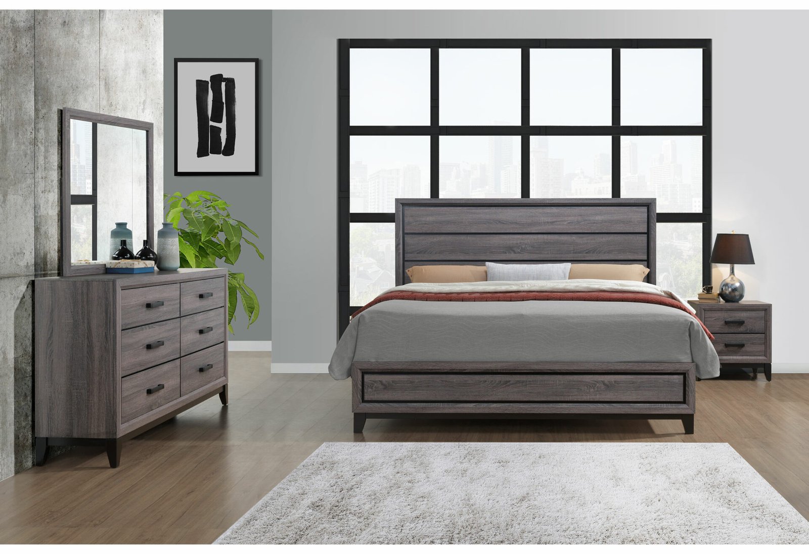 KATE-FOIL-GREY-RSC.jpg KATE FOIL GREY NIGHTSTAND - Image 3