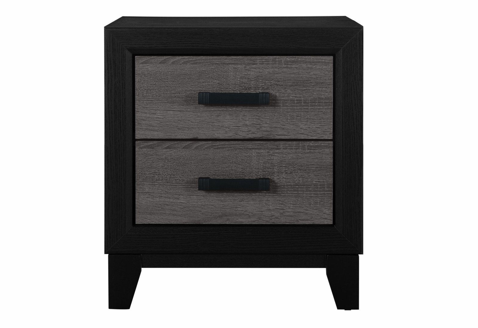 LISBON-GREYBLACK-NS-1.jpg LISBON GREY/BLACK BOOKCASE TWIN BED, DRESSER, MIRROR AND NIGHTSTAND - Image 6