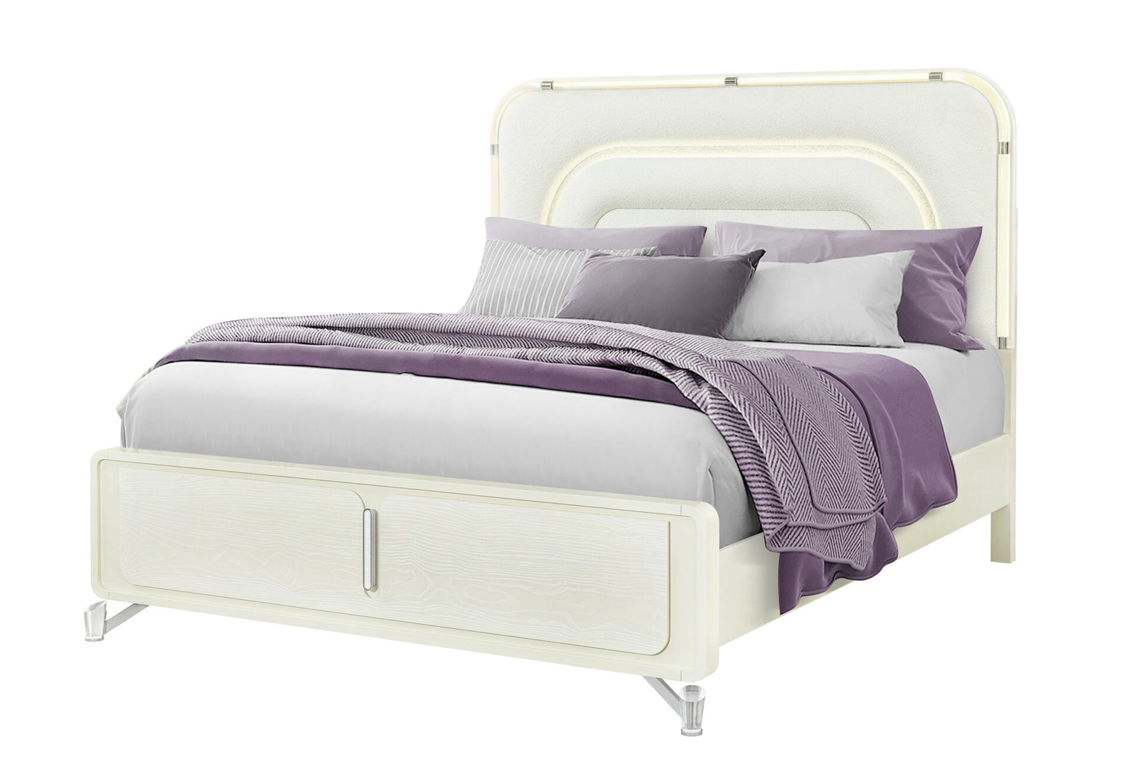 LYRA-BEIGE-KB-2-1.jpg LYRA BEIGE KING BED WITH LED - Image 2