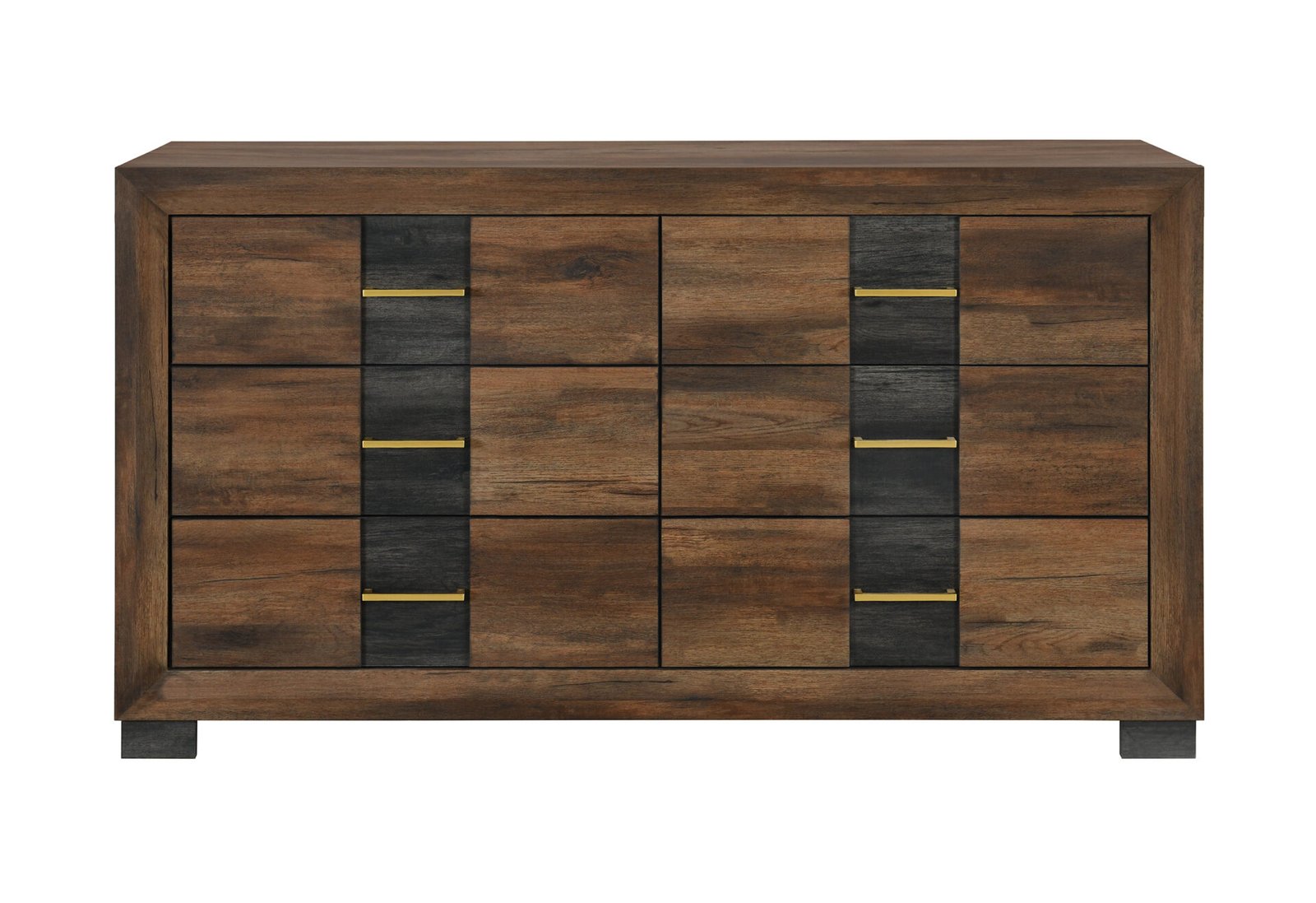 OPTIMUS-BRWNBLK-DR-1-1.jpg OPTIMUS BROWN/BLACK QUEEN BED GROUP - Image 4