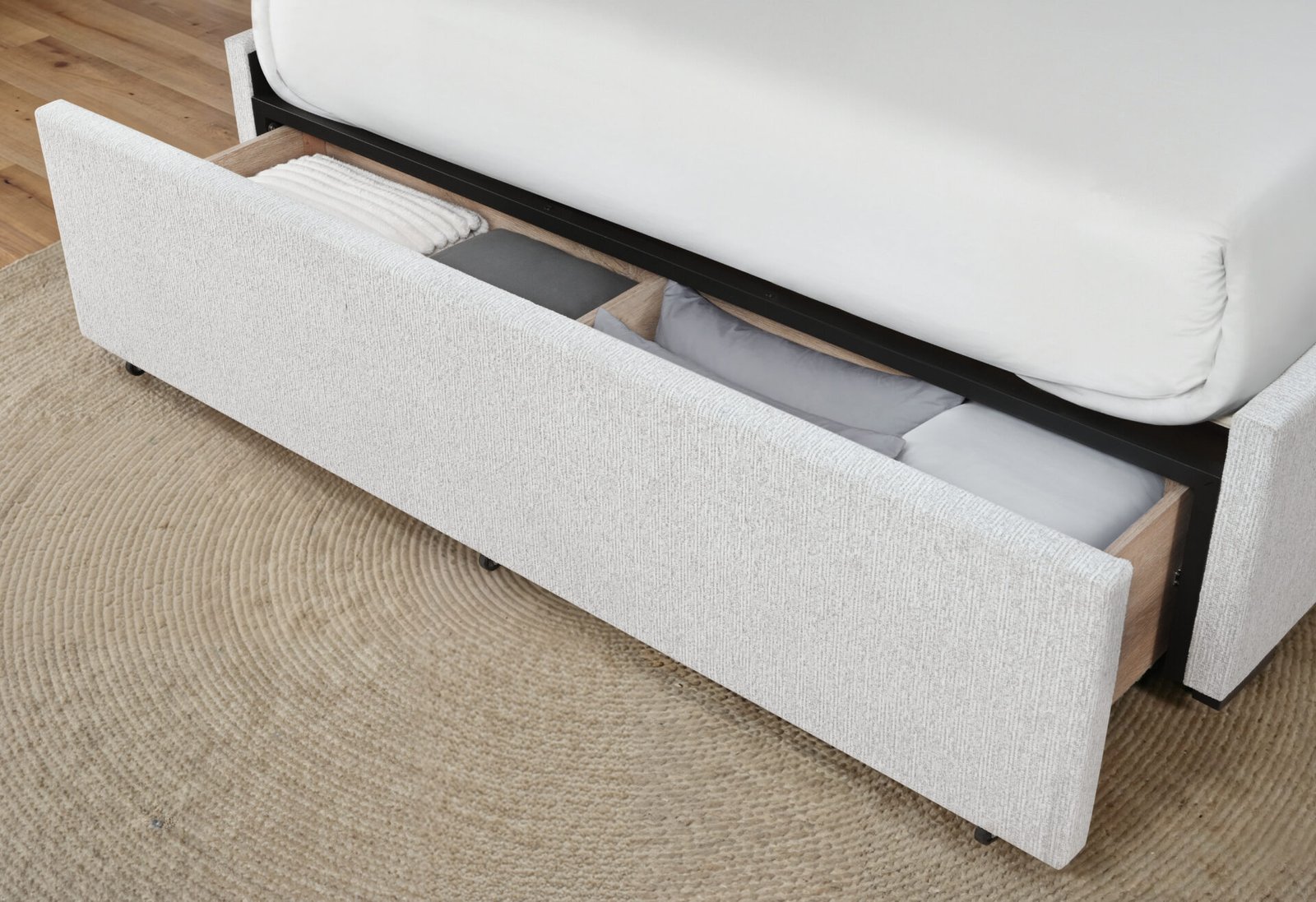SADIE-KB-BEIGE-BED-DETAILS-1-RSC-2.jpg SADIE BEIGE KING BED WITH STORAGE - Image 2