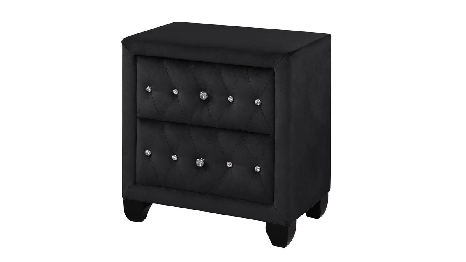 Sophia_Nightstand_Black_3__1__1500_975.jpg HAZEL QUEEN 4 PC VANITY BEDROOM SET IN BLACK - Image 6