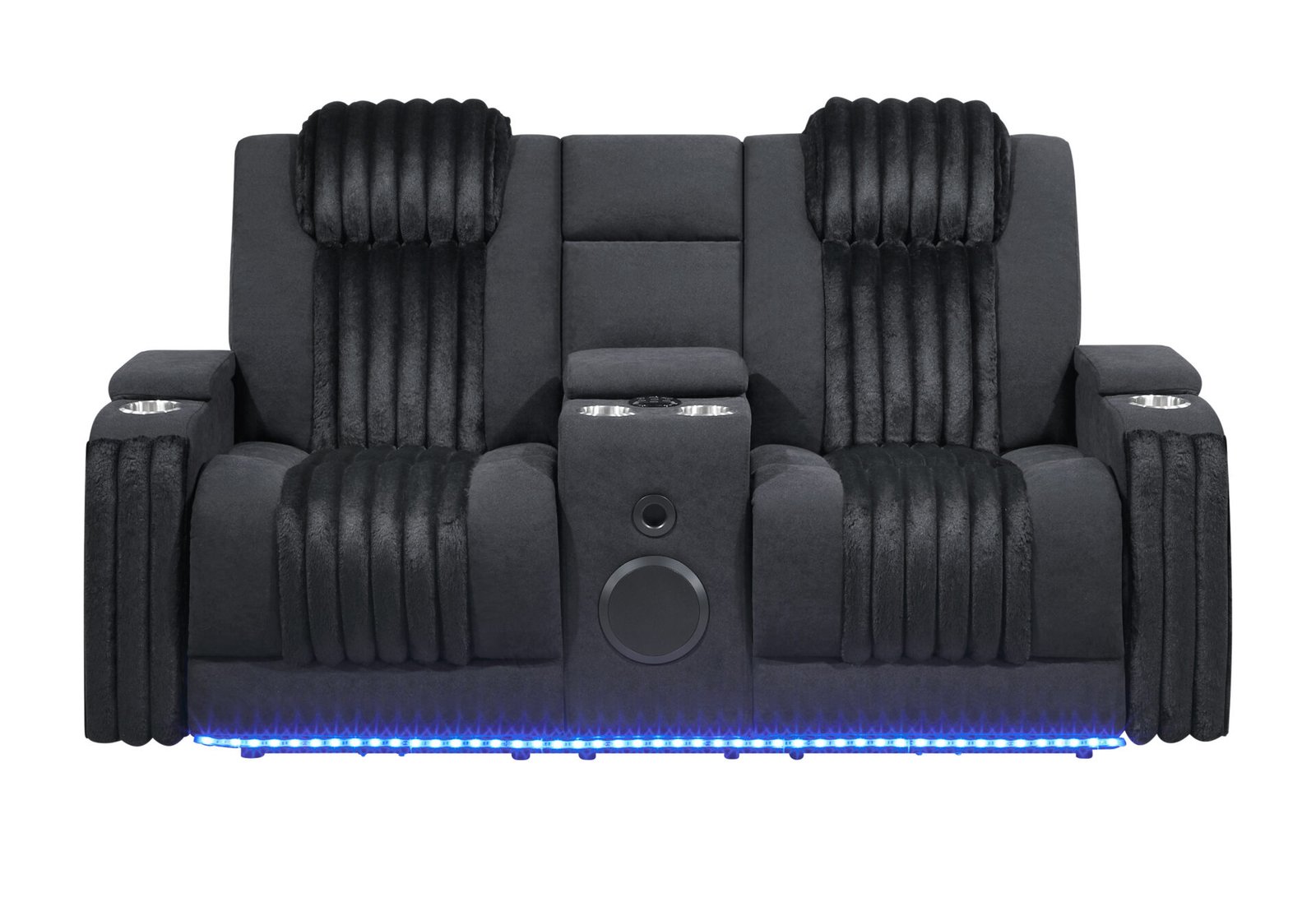 U8000-Black-PCRLS-1.jpg U8000 BLACK PWR CONSOLE REC LOVESEAT W/PHR, LED AND SPEAKER