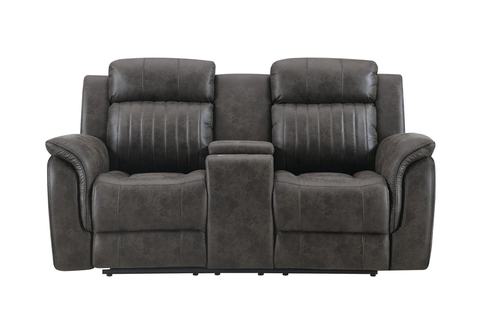 U8517-Badlands-Charcoal-CRLS-1-2.jpg U8517 GREY RECLINING SOFA/CONSOLE RECLINING LOVESEAT - Image 3