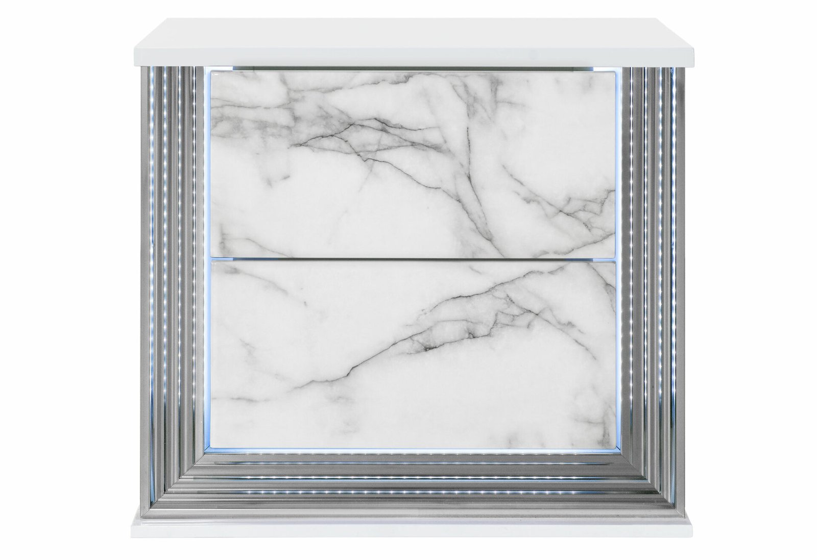YLIME-WHITE-MARBLE-NS.jpg YLIME WHITE MARBLE NIGHTSTAND WITH LED