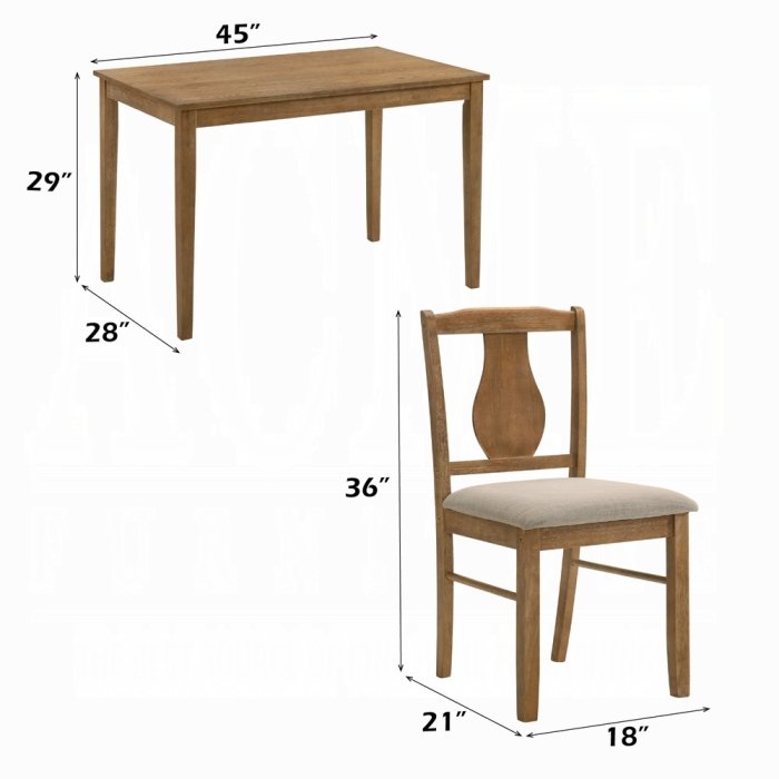 dn01804_dim.jpg Kayee 5PC Pack Dining Set - Image 2